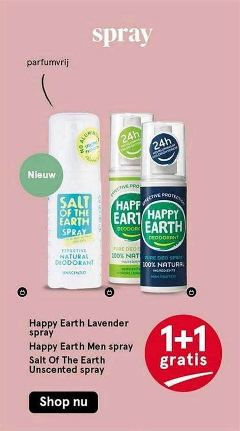 Happy Earth Lavender Spray Happy Earth Men Spray Of Salt Of The Earth