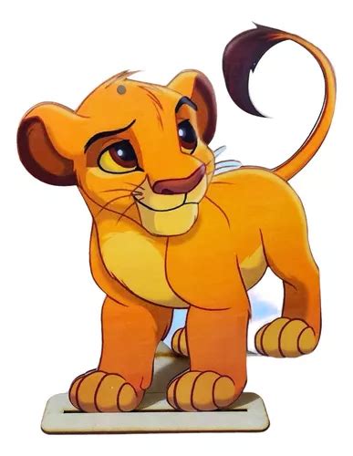 9 Recuerdos Simba Madera Impresa Rey Leon Hakuna Matata Meses sin interés