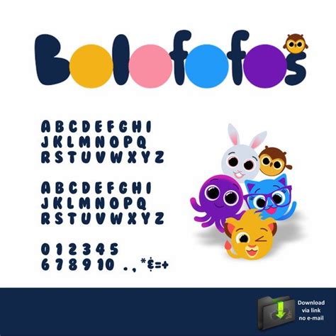 Font Fonte Arquivo Bolofofos Ttf Produtos Elo