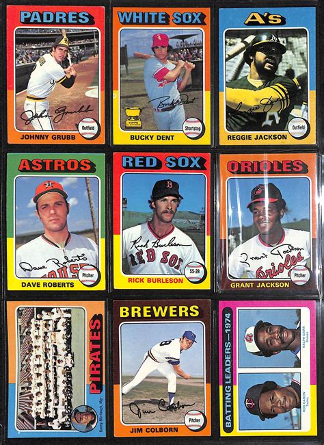 Lot Detail Topps Baseball Complete Set Of Cards W George