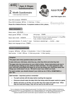 Fillable Online Sample The ASQ TRAK Fax Email Print PdfFiller