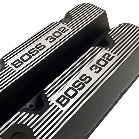 Ford Boss 302 Valve Covers Version 2 351 Cleveland Black Ansen Usa