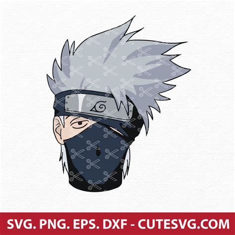 Kakashi Hatake Svg Anime Svg Cut File Uzumaki Naruto Svg Png Dxf