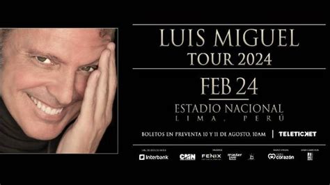 Luis Miguel En Lima Confirman Concierto Como Parte De La Segunda Etapa