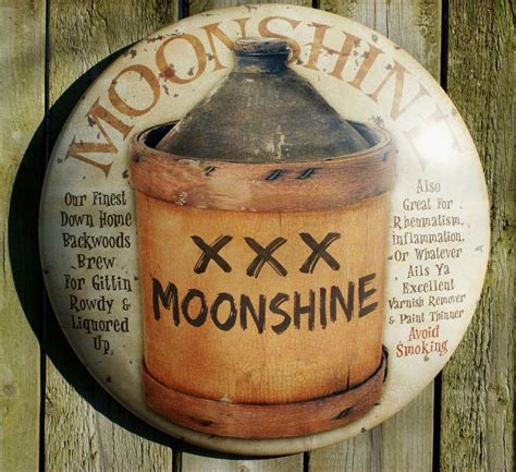 Home Décor Got Moonshine Vintage Look Metal Sign Home Décor Plaques