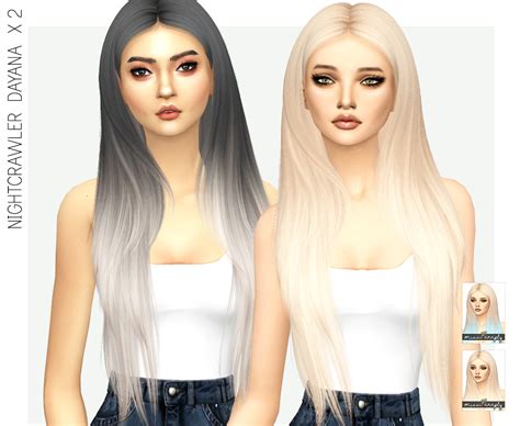 MISSPARAPLY | [TS4] NIGHTCRAWLER DAYANA: 64 SOLIDS & 64 OMBRES ...