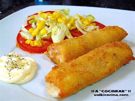 ROLLITOS DE JAMÓN COCIDO Y QUESO RELLENOS DE POLLO Comparterecetas