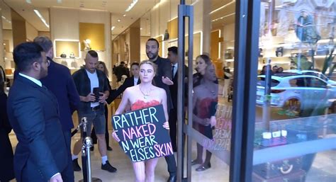 Tash Peterson Vegan Activist Fined For Disorderly Conduct Over Half Naked Protests Perthnow