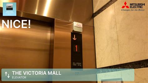 The Victoria Mall Mitsubishi GPS III Traction Elevators YouTube