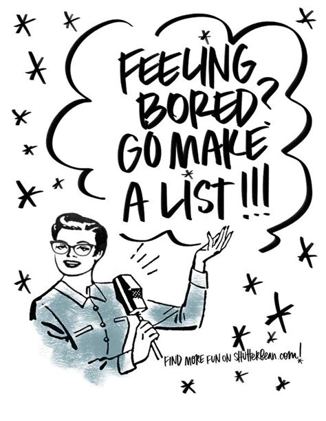 If Youre Bored List Shutterbean Bored List Shutterbean