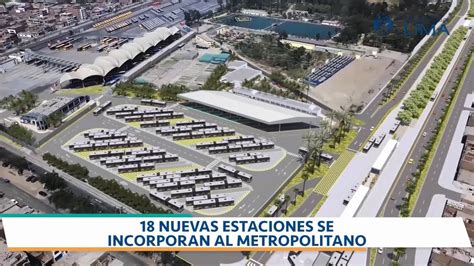 La Ampliacion Del Tramo Norte Del Metropolitano Presenta Un Avance Del 82 Youtube