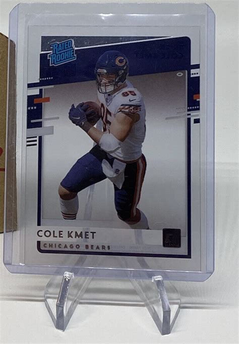 Panini Chronicles Clearly Donruss Rated Rookie Cole Kmet Chicago