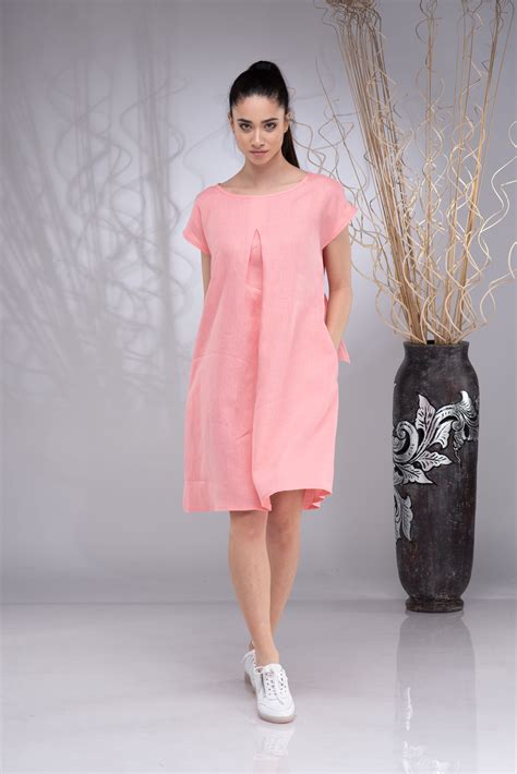 A Line Linen Dress Allseams