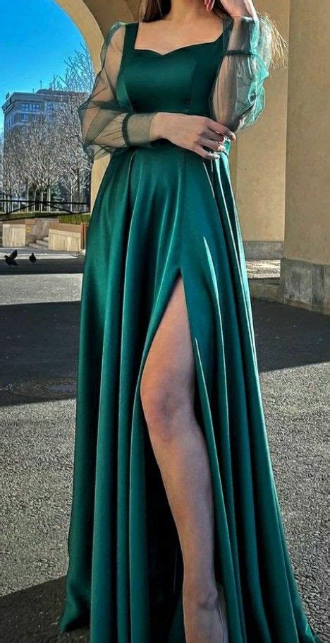 Pin By J Ia De Vestir On Vestidos Longos Stunning Prom Dresses Green