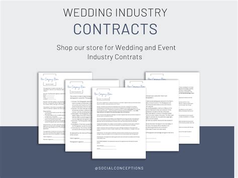 Wedding and Event Venue Contract Customizable Contract Template and ...