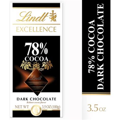 Lindt Excellence 78 Cocoa Dark Chocolate Candy Bar Dark Chocolate 3