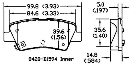 Embertek Rear Brake Pads For Kia Rio 2011 2017 Ep2076 Embertek Australia