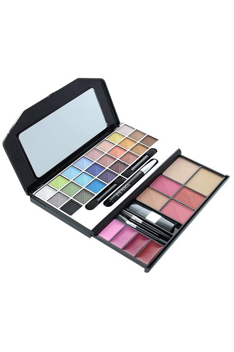 Eta 34 Runway Colors Complete Makeover Kit With Brushes Eye Pencil And Mirror 24 Oz Makeup