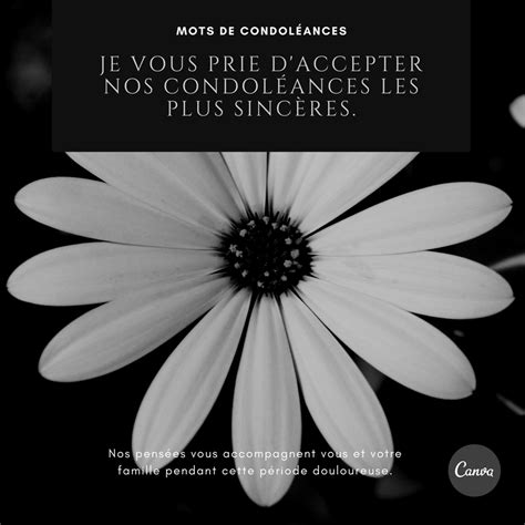 Les Plus Beaux Messages De Condoléances Du Web Canva