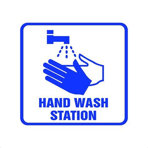 Hand Wash Station Decal Free Shipping Etsy