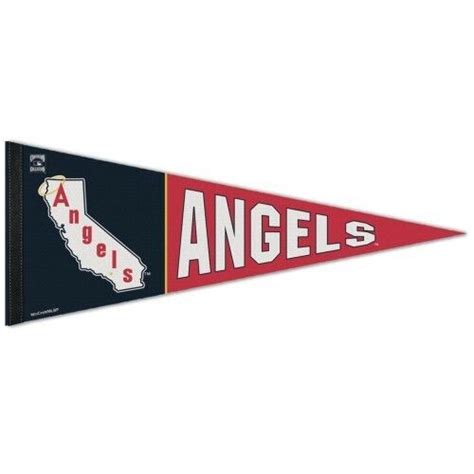 LOS ANGELES ANGELS PREMIUM PENNANT 12 X30 BANNER COOPERSTOWN