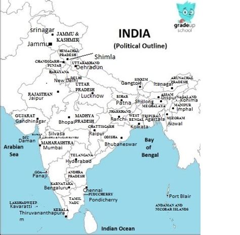 States And Capitals Map Of India States And Capitals India Map Map Images