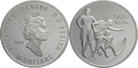 Kanada Dollars Elizabeth Ii Th Anniversary Of The Olympic