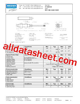 Mk M A D W Datasheet Pdf Meder Electronic