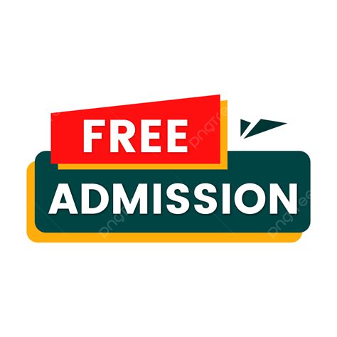 2023 Free Admission PNG Vector PSD And Clipart With Transparent