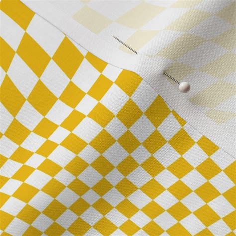 Trippy Checkerboard White And Burnt Fabric Spoonflower