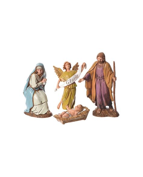 Pastori Statuine Natività 6 soggetti 10 cm per presepe Landi Moranduzzo