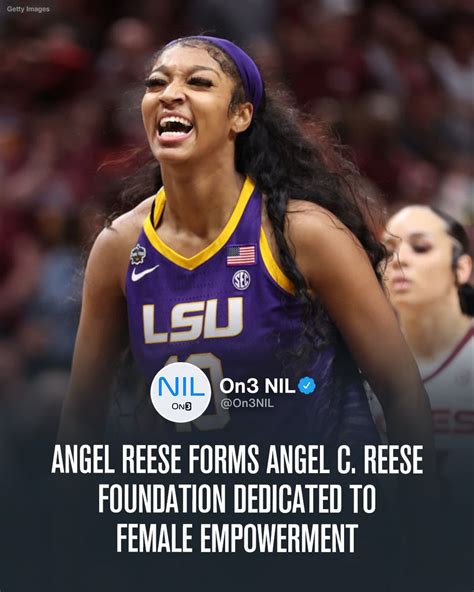 On Nil On Twitter Lsu S Angel Reese Has Formed A Foundation