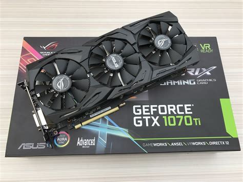 Asus Rog Strix Gtx 1070 Ti Advanced Review ~ Computers And More Reviews Configurations And