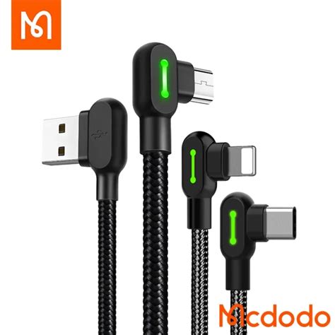 Usb Cable Mcdodo 3a Fast Charging Cable Lightning Micro Usb Type C