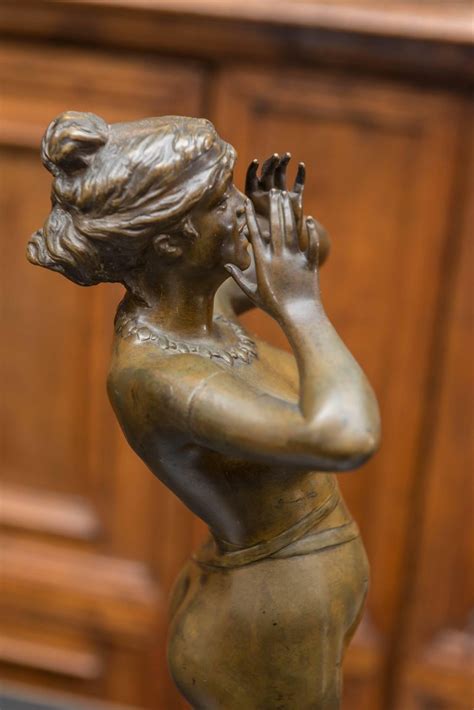 19th Century Art Nouveau Bronze Sculpture Of A Female Adventurer By A Grevin At 1stdibs