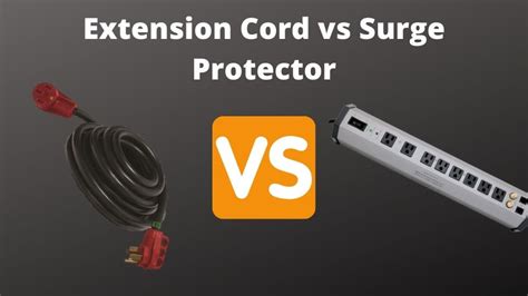 Extension Cord Vs Surge Protector