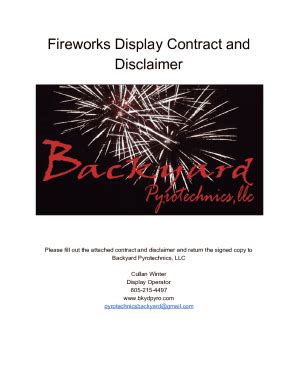 Fillable Online Public Notice Request For Proposals For Fireworks