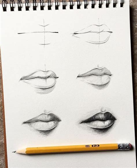 Labios Dibujo Paso A Paso Dibujos De Labios Dibujos