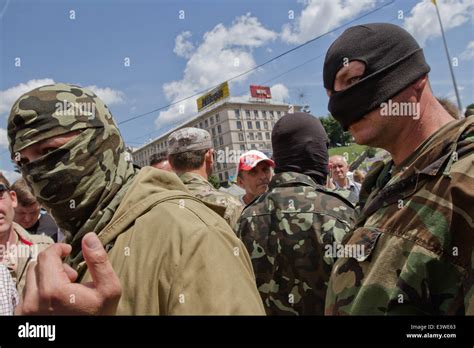 Kiev Ukraine Th June The Commander Of A Ukrainian National