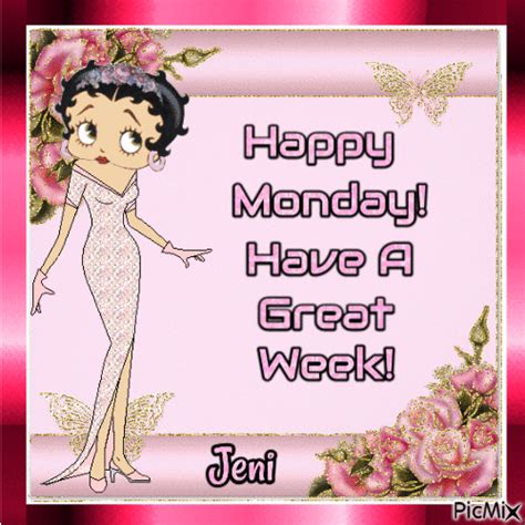 Fancy Betty Boop Happy Monday Have A Great Week Pictures Photos