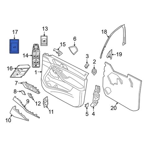 Bmw Oe Front Liftgate Latch Release Switch