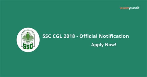 Ssc Cgl Official Notification Exampundit In