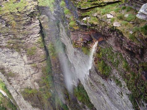 Smoke Falls Of Cachoeira Da Fumaca Bahia Brazil