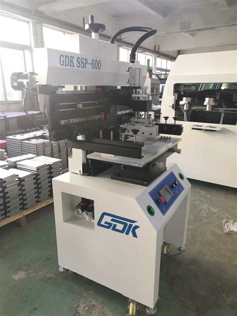 Semi Auto Solder Paste Printing Machine Gdk Ssp