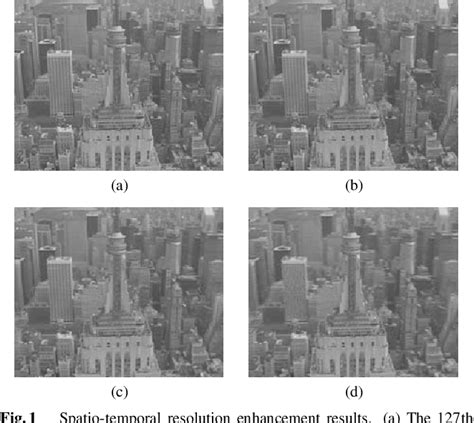 Figure 1 From Super Resolution Reconstruction For Spatio Temporal