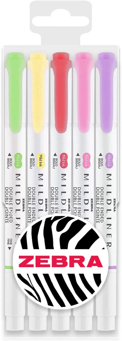 Zebra Mildliner Creative Marker Highlighter Pens Double