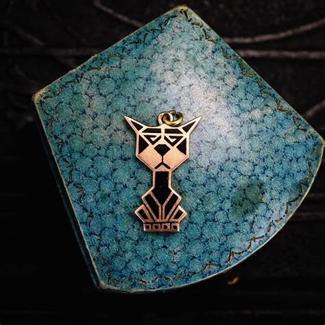 Art Deco Enamel Doberman Charm – Butter Lane Antiques