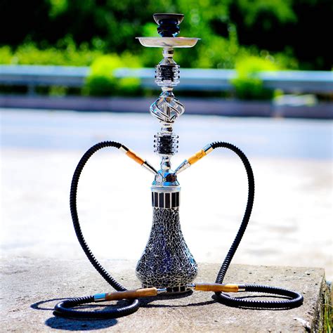 Glass Shisha Pipe Hookah Pipa Mosaic Vase Narguile Completo Sisha Hooka Chicha With Accessories