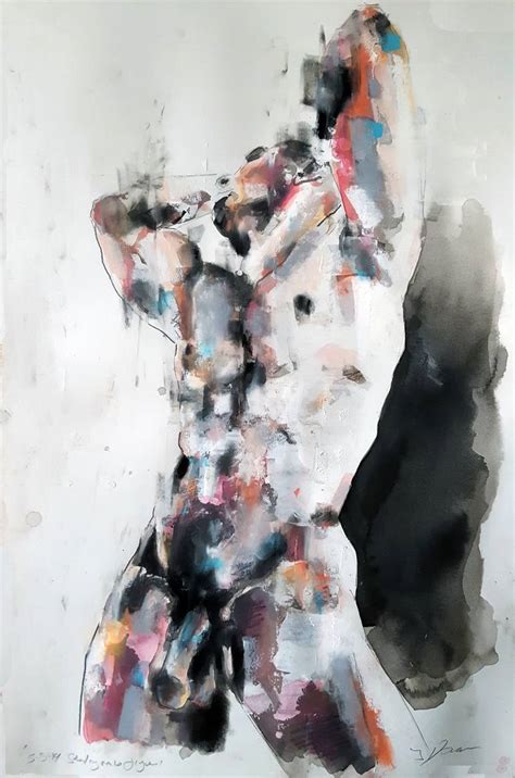 Standing Male Figure Drawing By Thomas Donaldson Saatchi Art