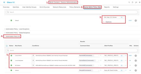 Cisco ISE Configuring TACACS Authentication For Device